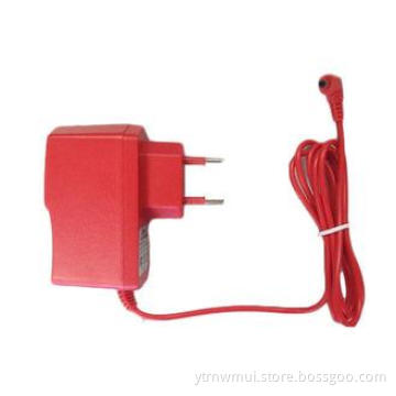 Red Travel Charger for Heated Clothing Battery CE FCC ROHS